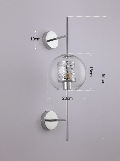 Applique murale LED Chrome - Brann