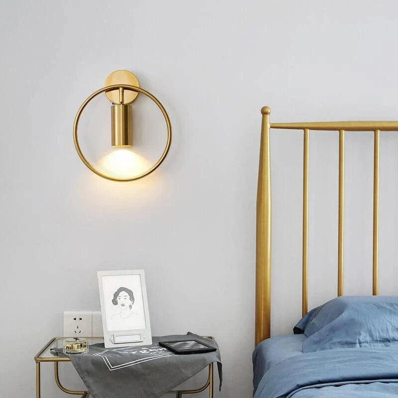 Lot de 2 Appliques murales LED design doré - DORA