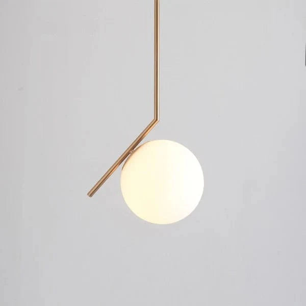 Suspension luminaire design doré - OVYA