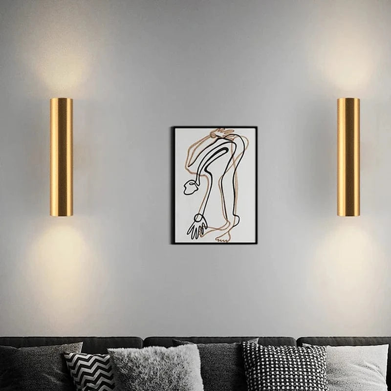 Lot de 4 Appliques murales design moderne - CYLA