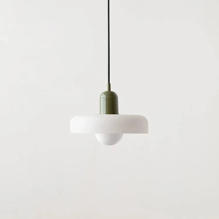 Suspension Design en Verre Coloré Arlequin