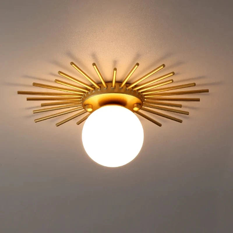 Plafonnier LED Doré - SOLA