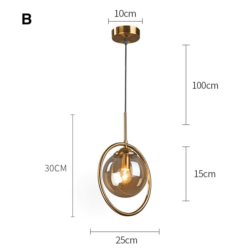 Lot de 2 Suspensions luminaires LED - GYLLENE