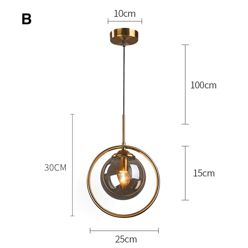Lot de 2 Suspensions luminaires LED - GYLLENE