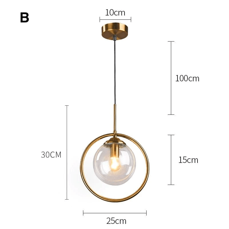 Lot de 2 Suspensions luminaires LED - GYLLENE