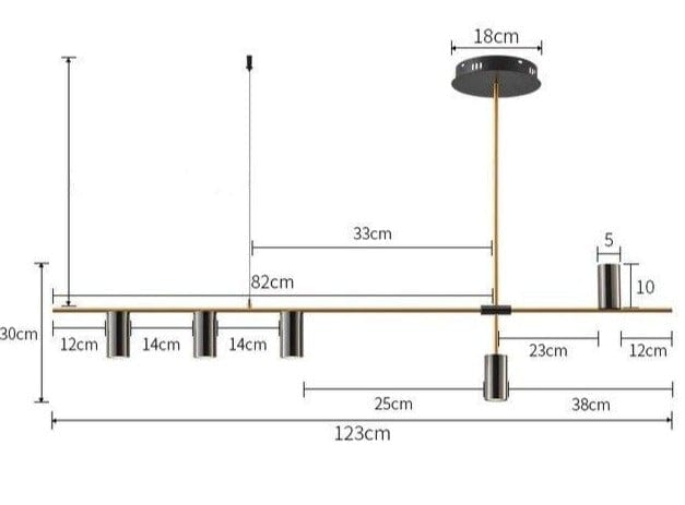 Suspension luminaire à LED design scandinave - Orvar Black