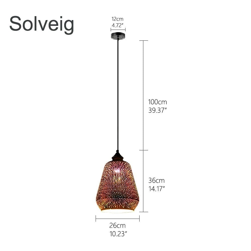 Suspension luminaire à LED design scandinave - Solveig