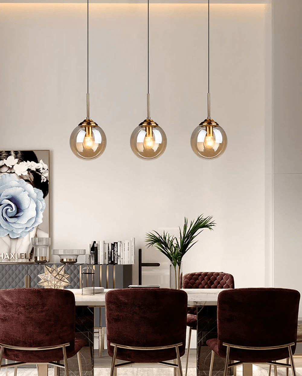 Lot de 2 Suspensions luminaires LED - GYLLENE