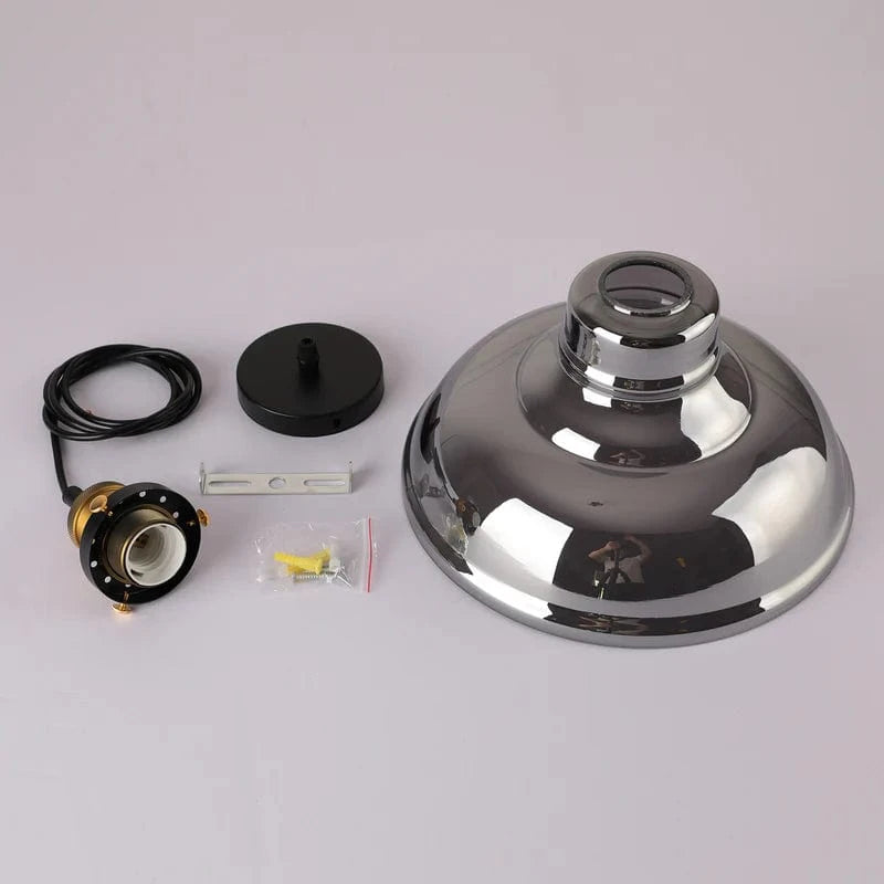Suspension luminaire verre fumé - ASWAD
