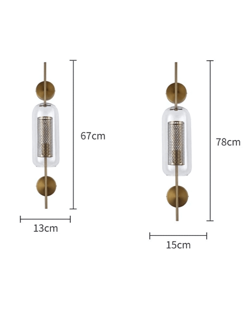 Applique murale LED Doré - Brann