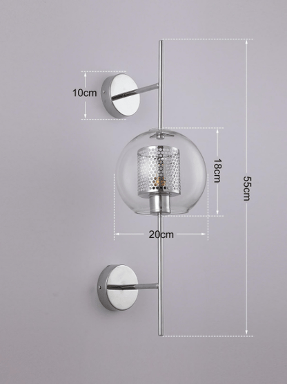 Applique murale LED Chrome - Brann