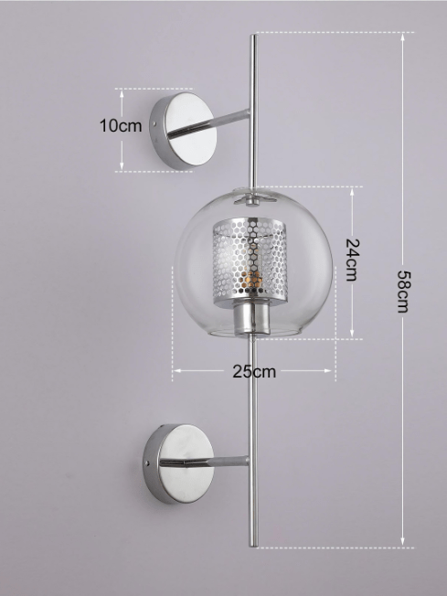Applique murale LED Chrome - Brann