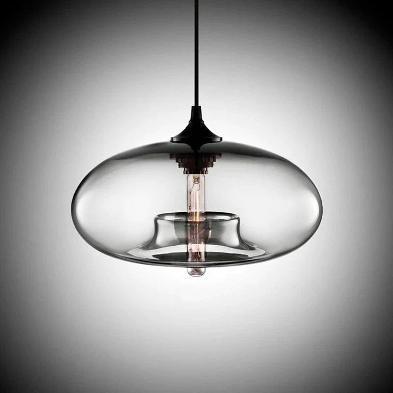 Suspension luminaire verre coloré - COFE