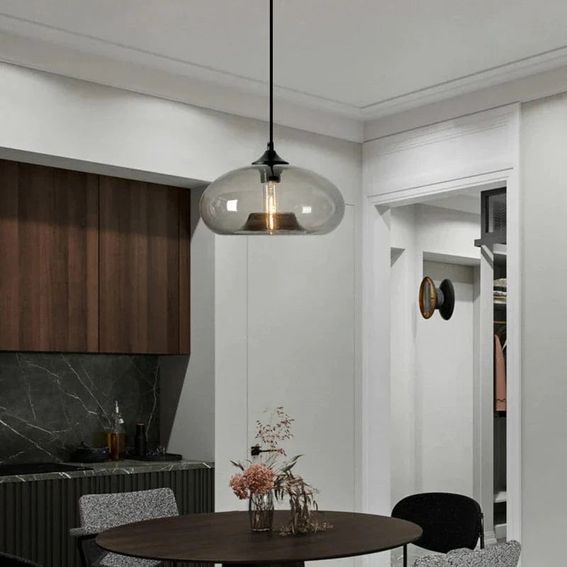 Suspension luminaire verre coloré - COFE