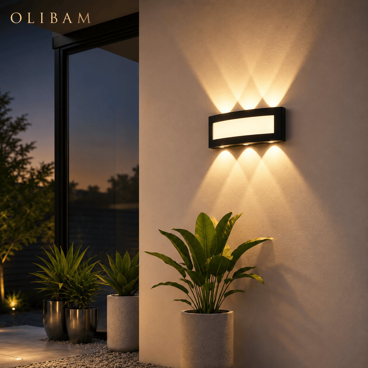 Applique murale extérieure LED SVALA – Aluminium étanche, éclairage architectural