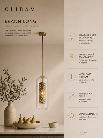 Suspension luminaire LED - Brann