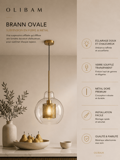 Suspension luminaire LED - Brann