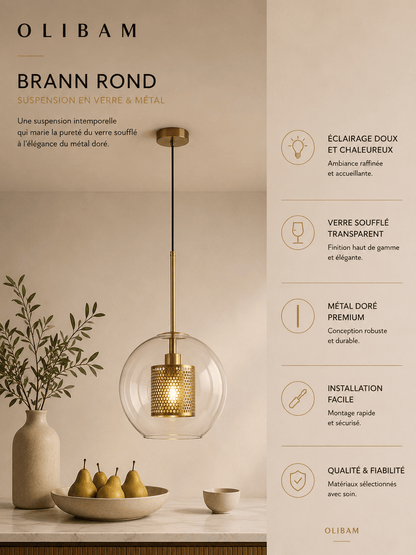 Suspension luminaire LED - Brann