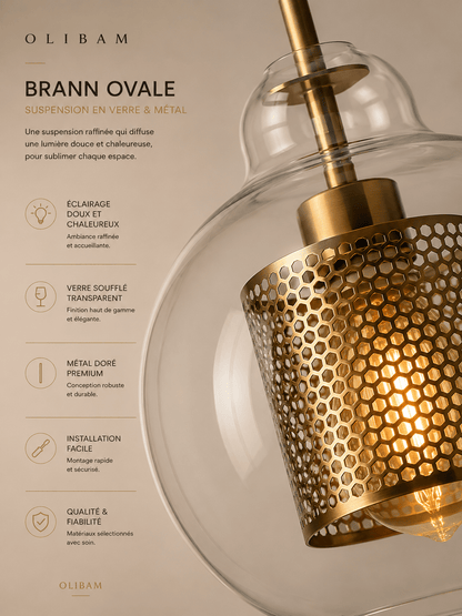 Suspension luminaire LED - Brann