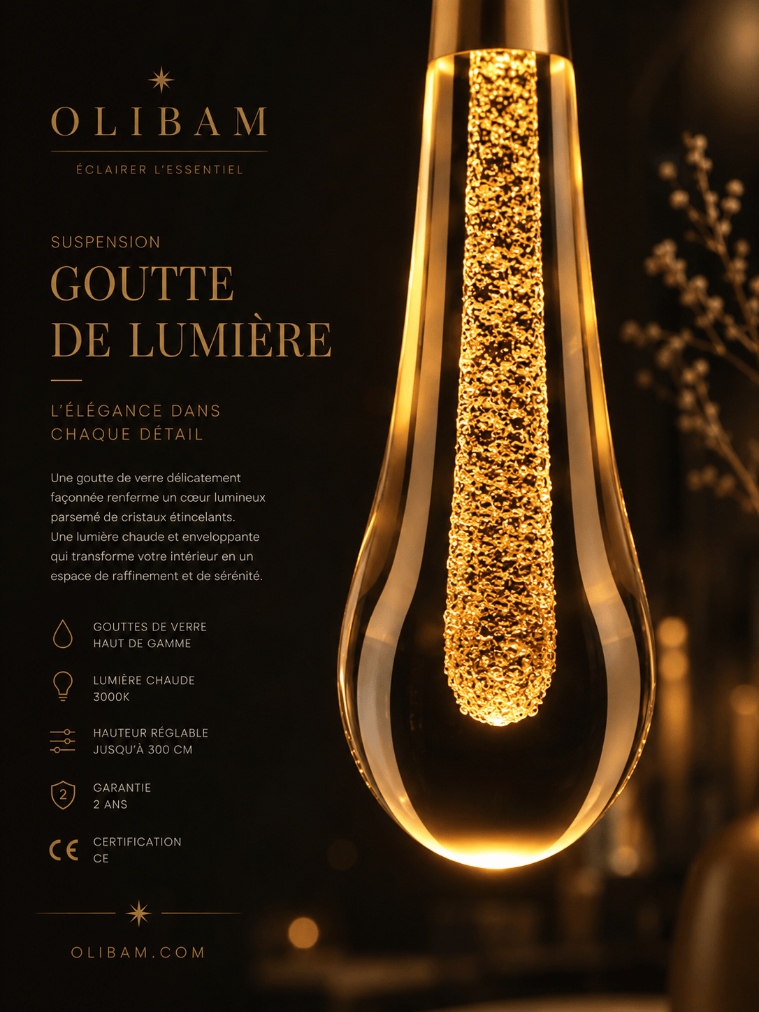 Suspensions luminaires à LED - Rive