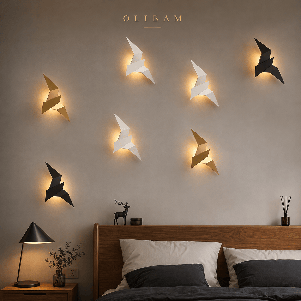 Scandinavian design wall light - FUGL