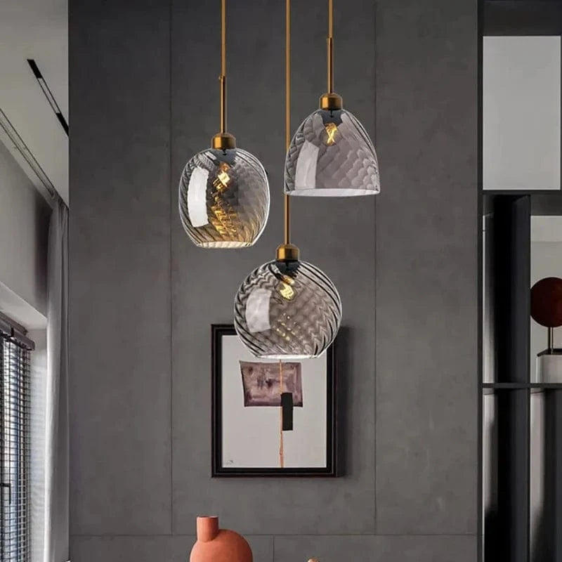 Suspension luminaire verre - CEBO
