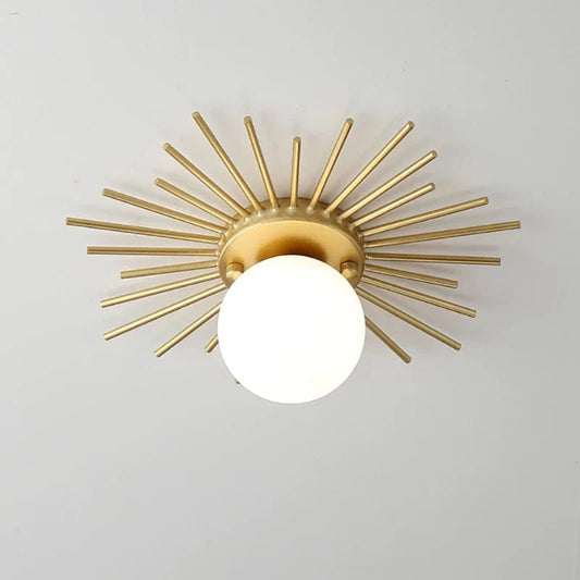 Plafonnier LED Doré - SOLA