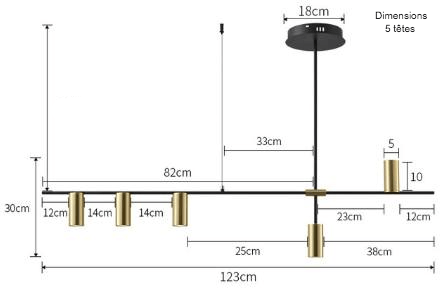 Suspension luminaire à LED design scandinave - Orvar