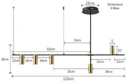 Suspension luminaire à LED design scandinave - Orvar