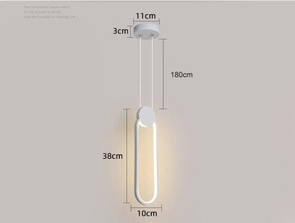 Suspension luminaire LED Blanc - LARS