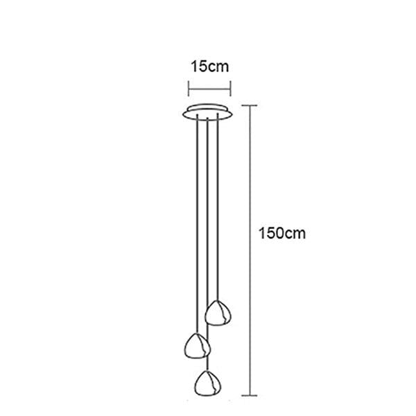 Suspension luminaire LED - VATTENDROPPE