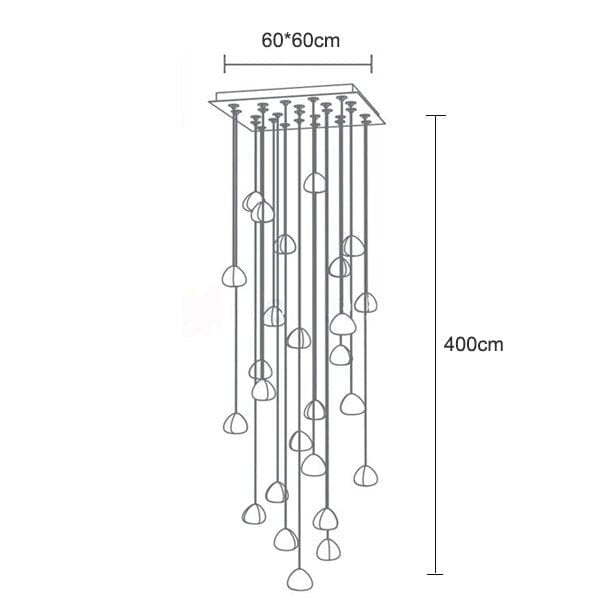 Suspension luminaire LED - VATTENDROPPE
