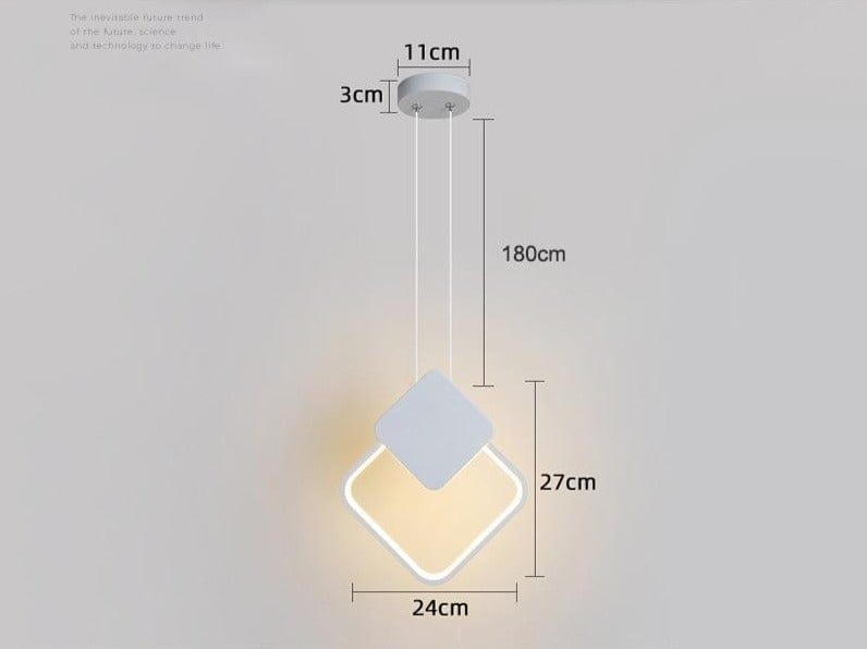 Suspension luminaire LED Blanc - IDA