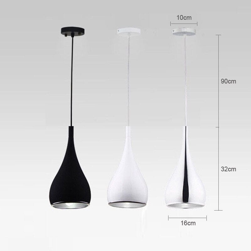 Suspension luminaire à LED design minimaliste - Raba