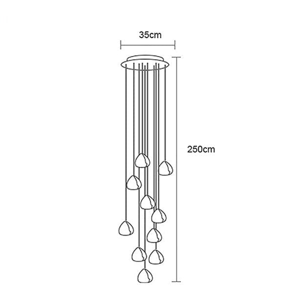 Suspension luminaire LED - VATTENDROPPE