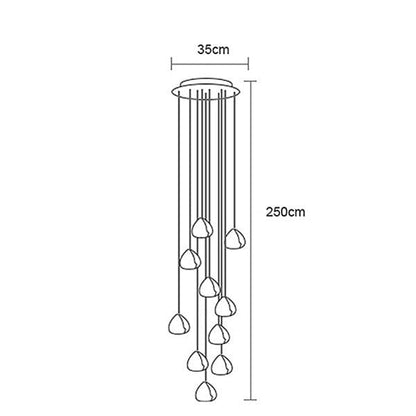 Suspension luminaire LED - VATTENDROPPE