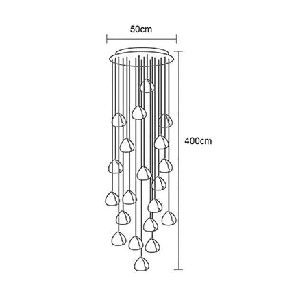 Suspension luminaire LED - VATTENDROPPE