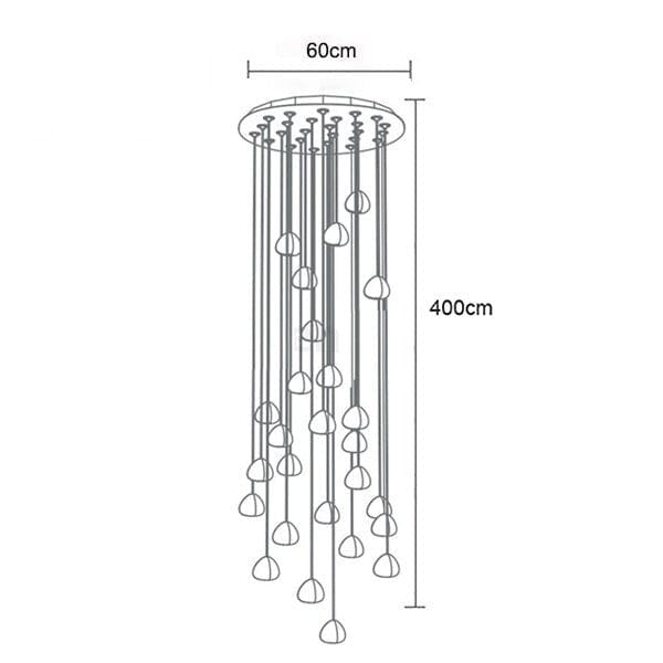 Suspension luminaire LED - VATTENDROPPE