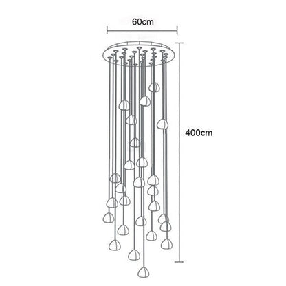 Suspension luminaire LED - VATTENDROPPE