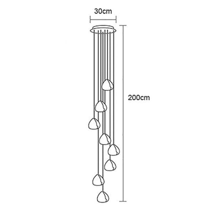 Suspension luminaire LED - VATTENDROPPE