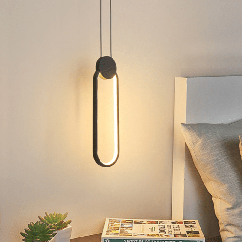 Suspension luminaire LED Noir - Lars