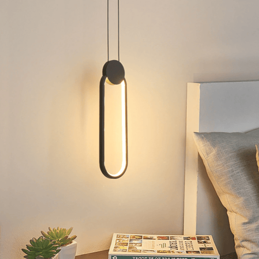Suspension luminaire LED Noir - Lars