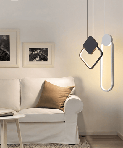 Suspension luminaire LED Blanc - LARS