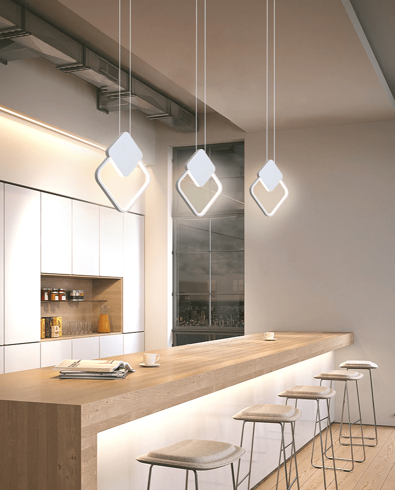 Suspension luminaire LED Blanc - IDA