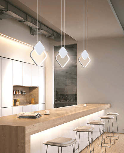 Suspension luminaire LED Blanc - IDA