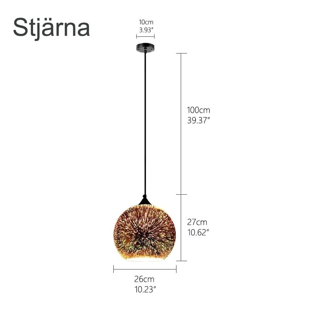 Suspension luminaire à LED design scandinave - Stjärna