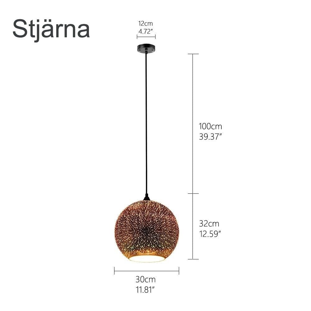 Suspension luminaire à LED design scandinave - Stjärna