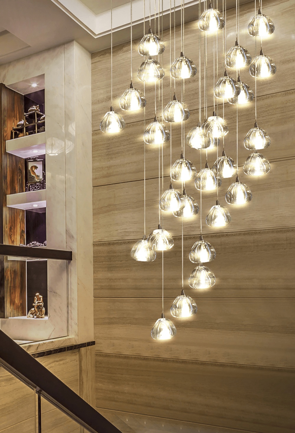 Suspension luminaire LED - VATTENDROPPE